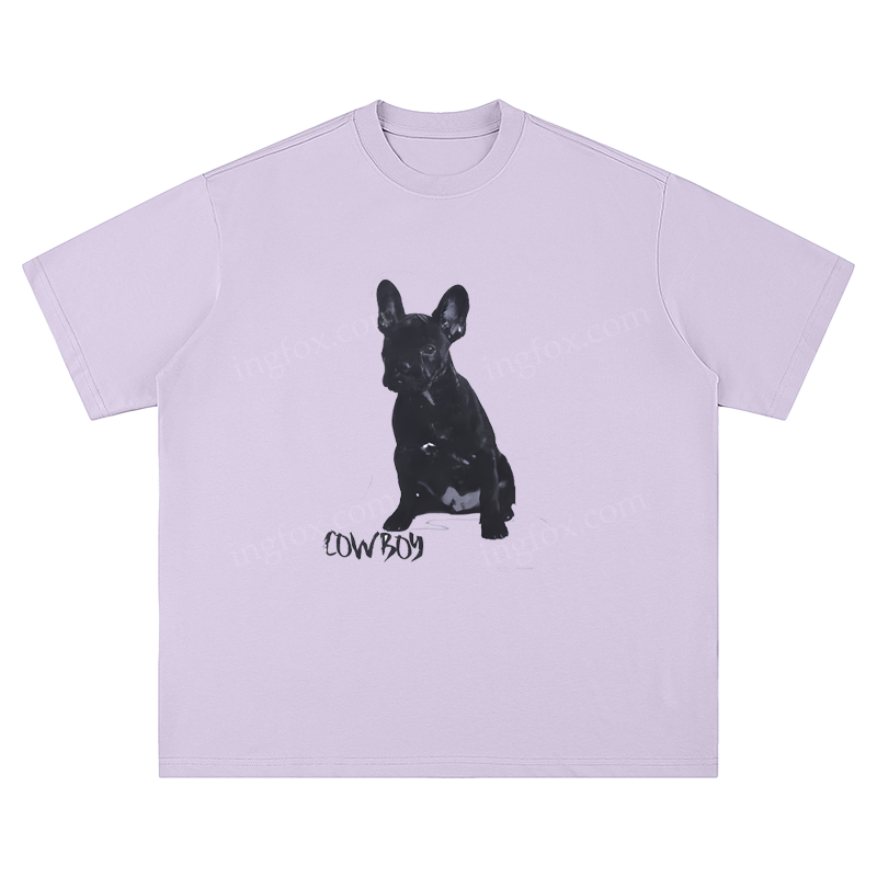 French Bulldog "Cowboy" - Unisex Fit Short Sleeve T - Shirt