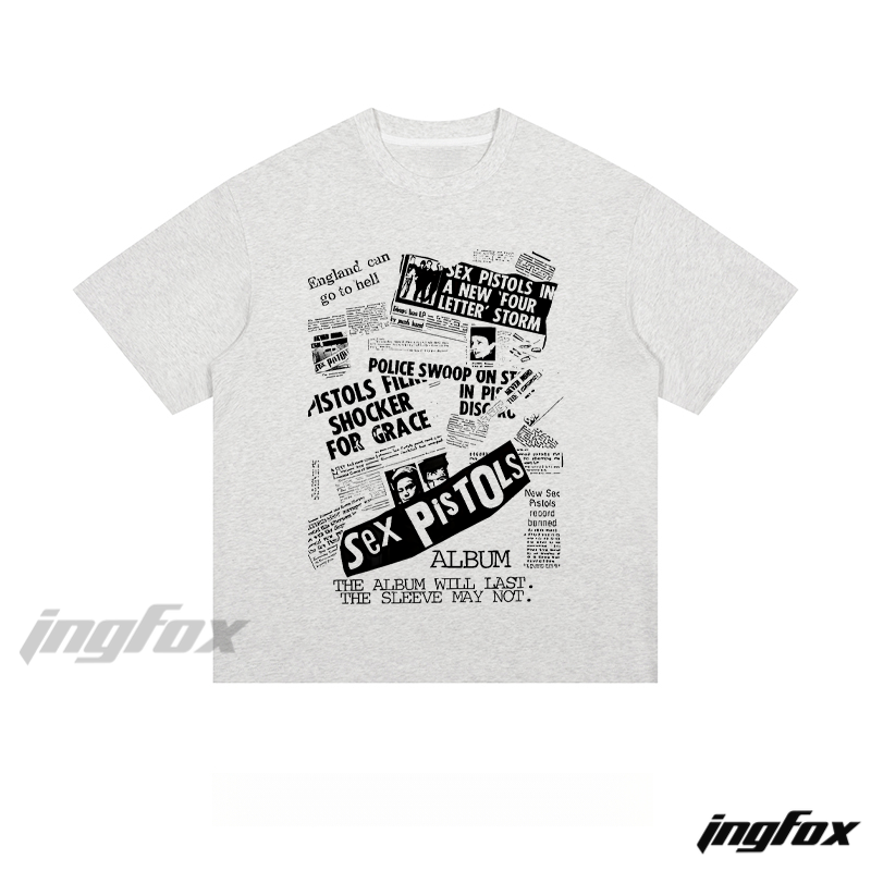 Sex Pistols Newspaper Collage - Loose Fit Short Sleeve T-Shirt
