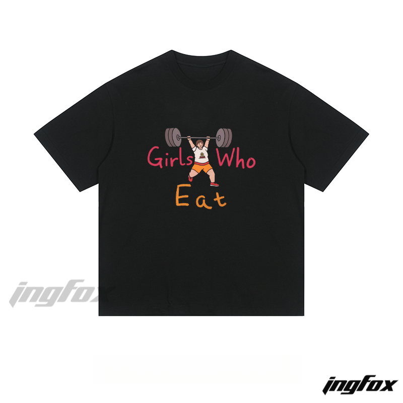 Girls Who Eat Weightlifting - Loose Fit Short Sleeve T-Shirt