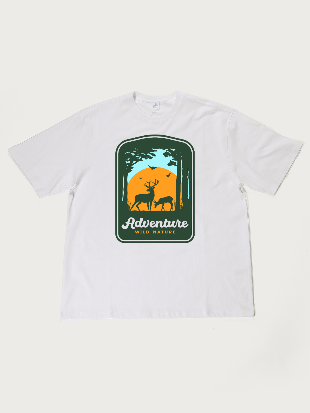 Adventure Wild Nature - Unisex Retro Cotton Short Sleeve T-Shirt