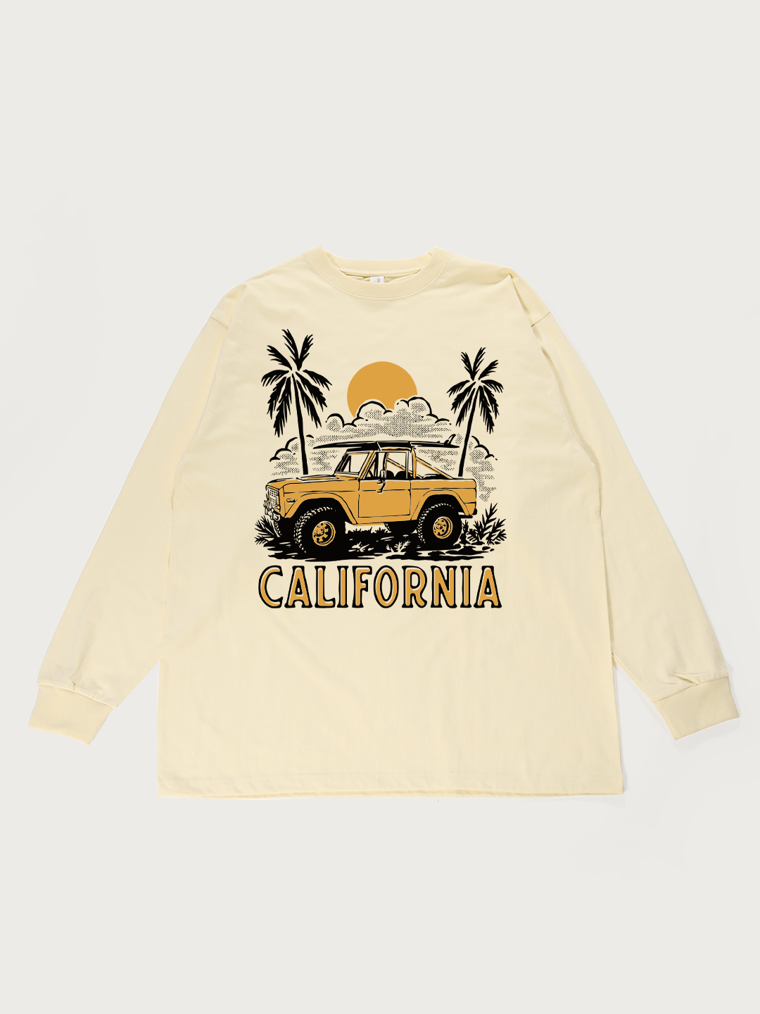 California Off-Road - Unisex Retro Cotton Long Sleeve T-Shirt