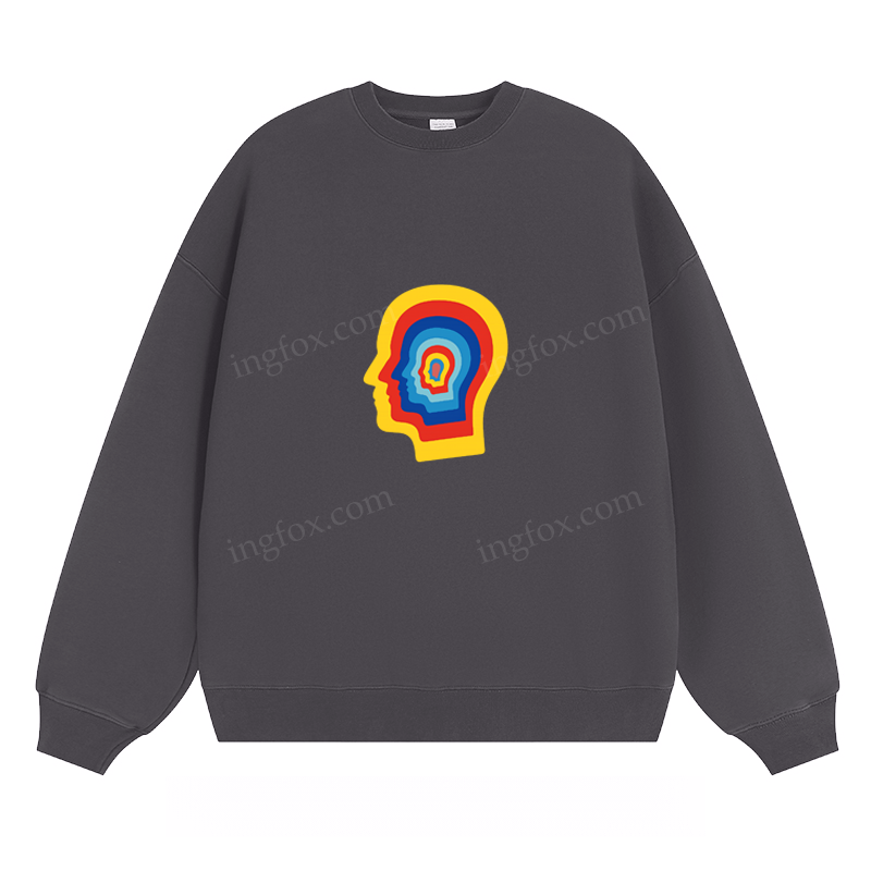 Rainbow Head Silhouette - Classic Unisex Fit Crewneck Sweatshirt