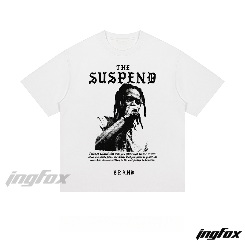 "THE SUSPEND" Quote & Portrait - Loose Fit Short Sleeve T-Shirt