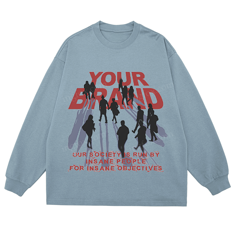 "Your Brand" Social Commentary - Classic Unisex Fit Cotton Long Sleeve Tee