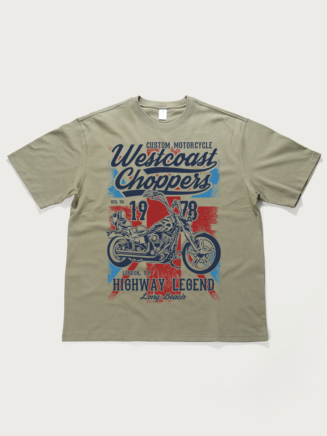 Westcoast Choppers 1978 Highway Legend - Unisex Retro Cotton Short Sleeve T-Shirt