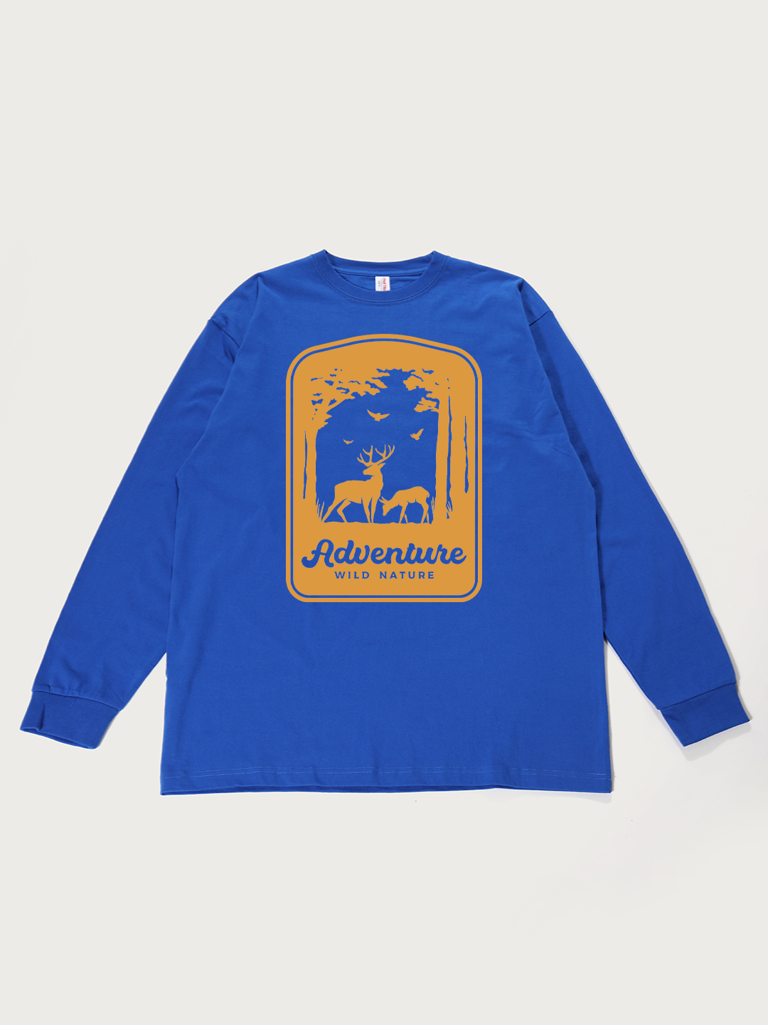 Adventure Wild Nature - Unisex Retro Cotton Long Sleeve T-Shirt