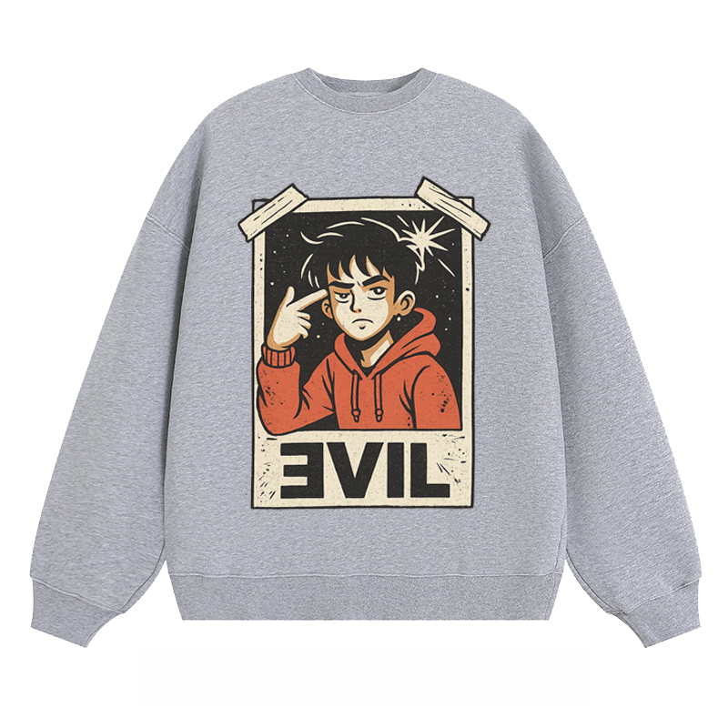 Evil Graphic - Classic Unisex Fit Crewneck Sweatshirt