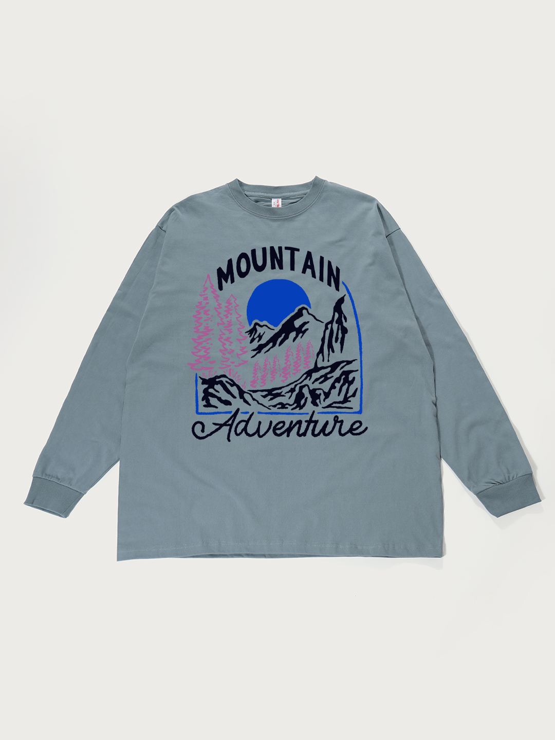Mountain Adventure - Unisex Retro Cotton Long Sleeve T-Shirt