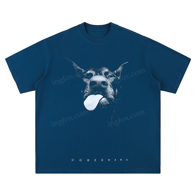 Dobermann Graphic - Unisex Fit Short Sleeve T - Shirt