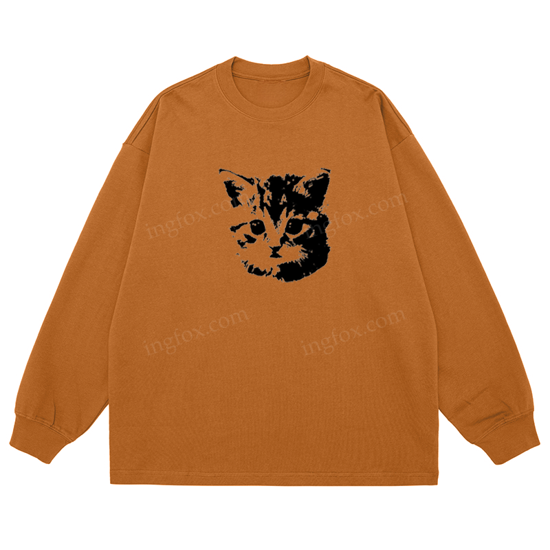 Cute Kitten - Classic Unisex Fit Cotton Long Sleeve Tee