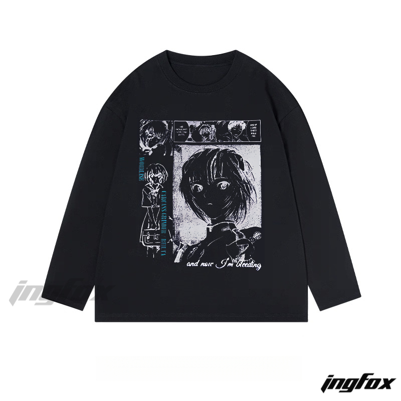 Anime Comic - Themed Classic Cotton Long Sleeve Tee