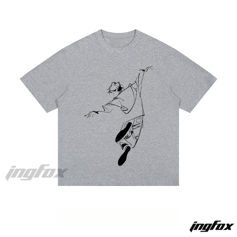 Dancing Figure Sketch - Loose Fit Short Sleeve T - Shirt