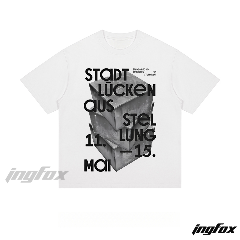 Urban Cube Typo - Loose Fit Short Sleeve T - Shirt