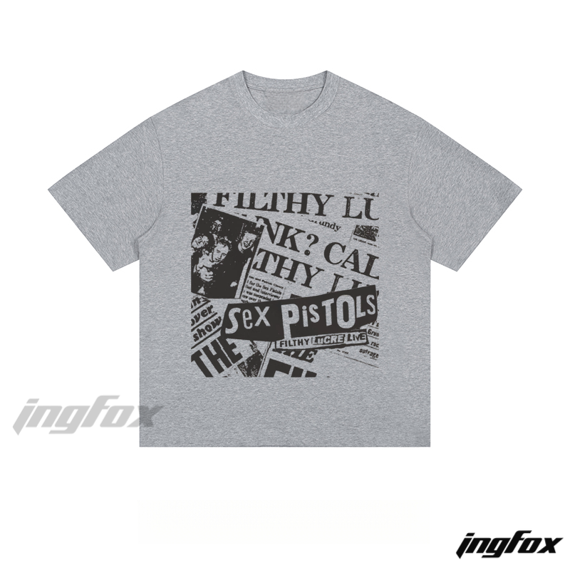 Sex Pistols Newspaper Collage - Loose Fit Short Sleeve T - Shirt