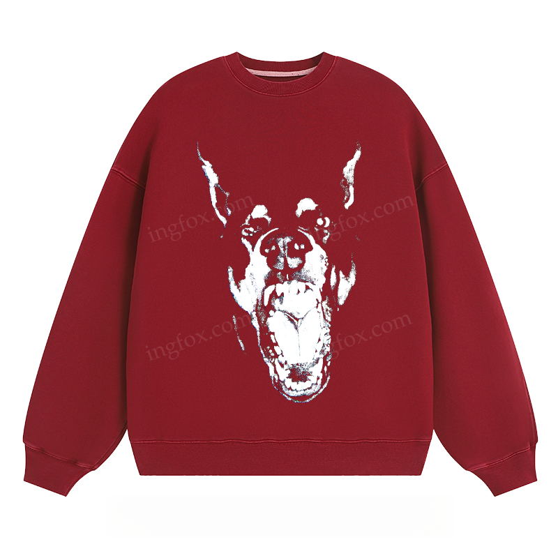 Doberman Graphic - Classic Unisex Fit Crewneck Sweatshirt