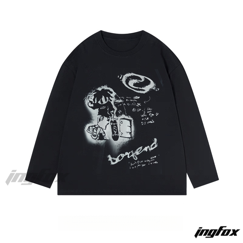 Graffiti Skate - Classic Cotton Long Sleeve Tee