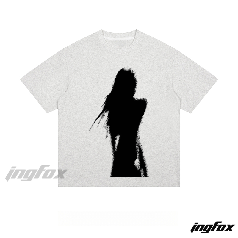 Mystery Silhouette - Loose Fit Short Sleeve T-Shirt