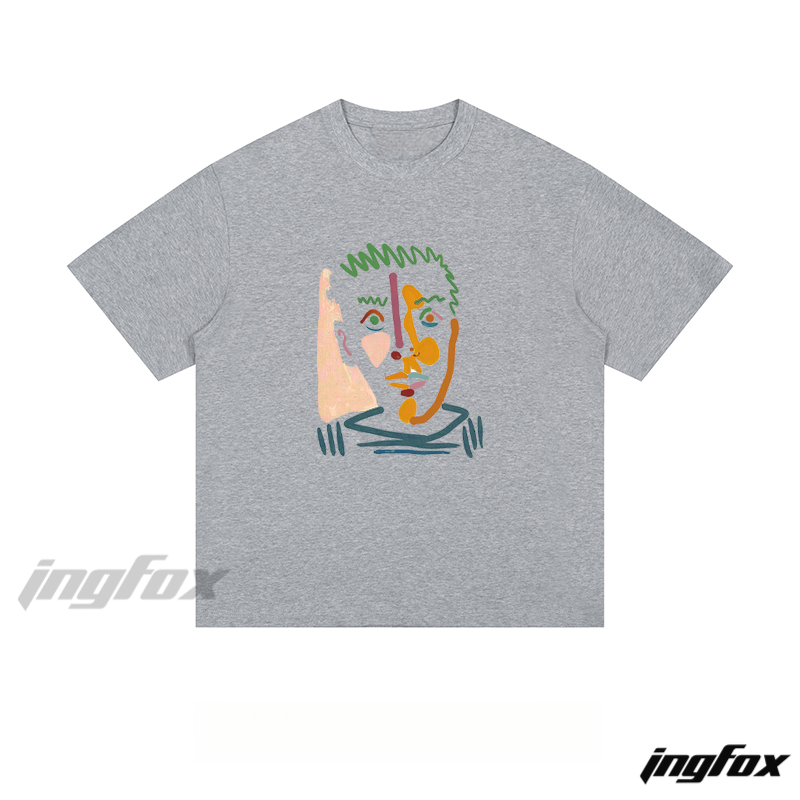 Abstract Portrait - Loose Fit Short Sleeve T - Shirt