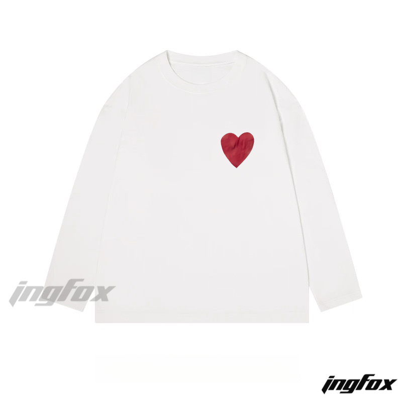 Red Heart Graphic - Classic Cotton Long Sleeve Tee