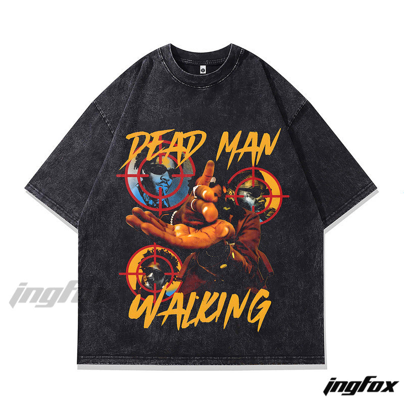 "Dead Man Walking" Hip - Hop Inspired Oversized T - Shirt