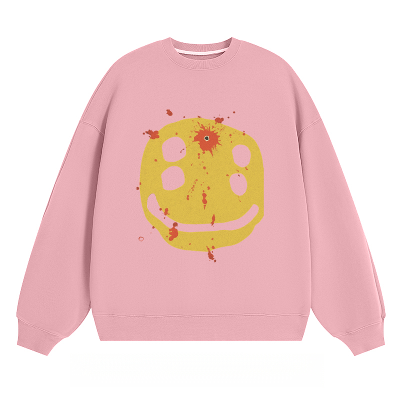 Smiley Splatter - Classic Unisex Fit Crewneck Sweatshirt