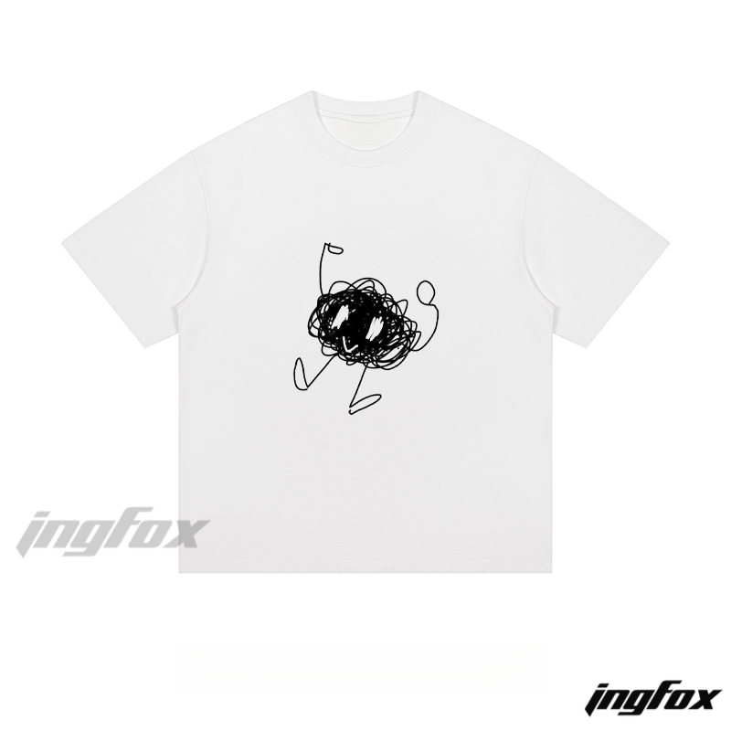 Doodle Monster Fun - Loose Fit Short Sleeve T - Shirt