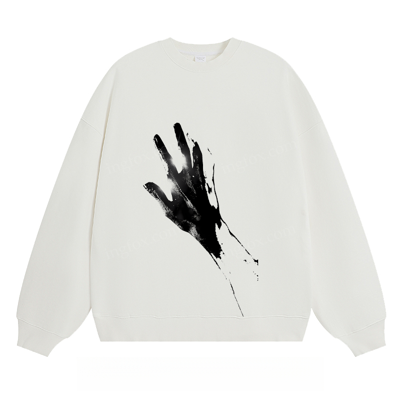 Artistic Hand Graphic - Classic Unisex Fit Crewneck Sweatshirt