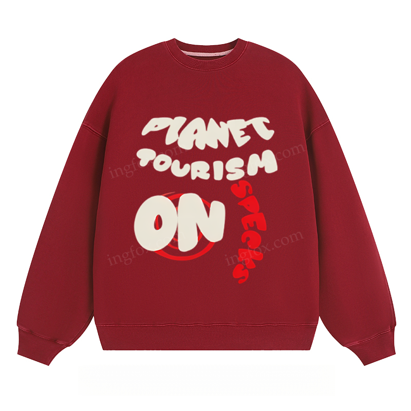 Planet Tourism - Classic Unisex Fit Crewneck Sweatshirt