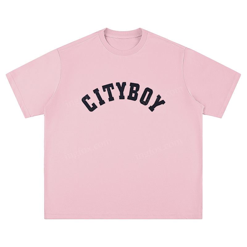 "Cityboy" Slogan - Unisex Fit Short Sleeve T - Shirt