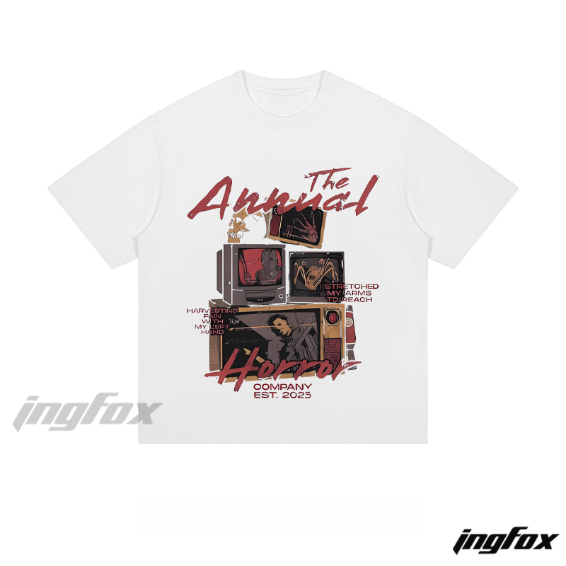 Horror TV Collage - Loose Fit Short Sleeve T-Shirt