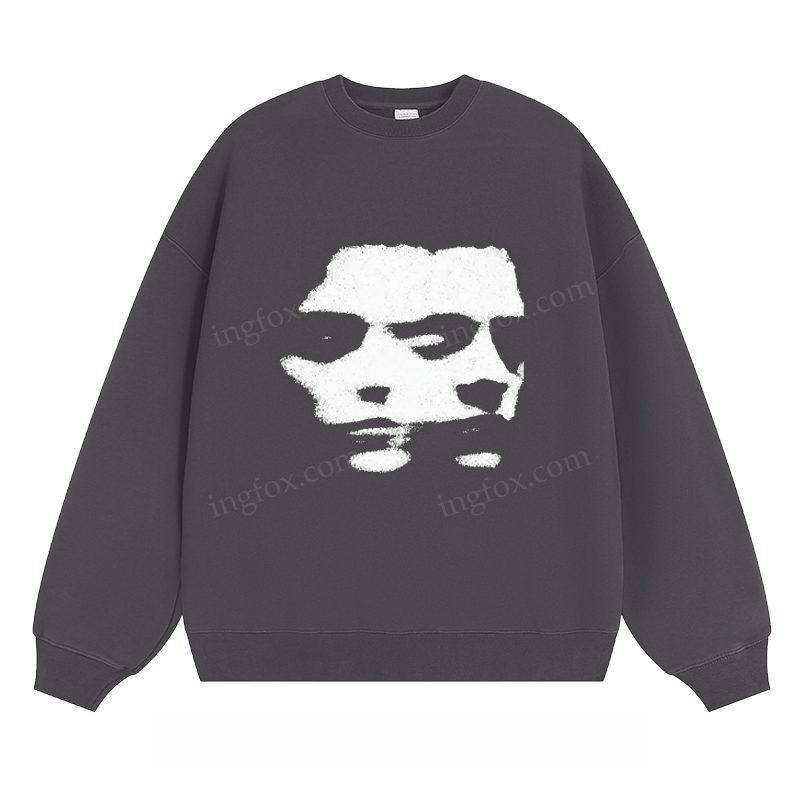Abstract Double - Face Graphic - Classic Unisex Fit Crewneck Sweatshirt