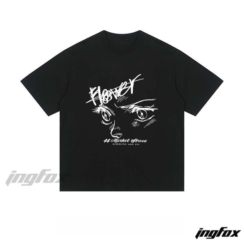 Anime Eye “44 Market Street” - Loose Fit Short Sleeve T-Shirt