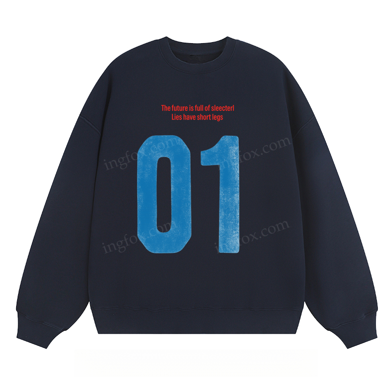 Number 01 - Classic Unisex Fit Crewneck Sweatshirt