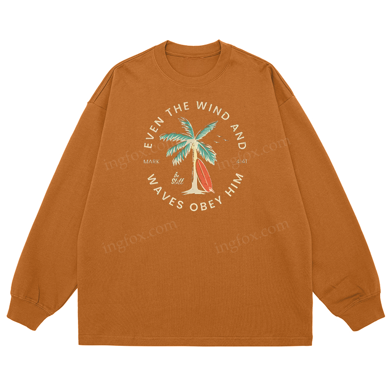 Mark 4:41 Biblical Quote - Classic Unisex Fit Cotton Long Sleeve Tee