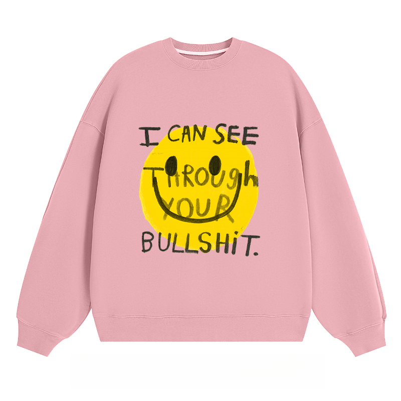 Sarcastic Smiley - Classic Unisex Fit Crewneck Sweatshirt