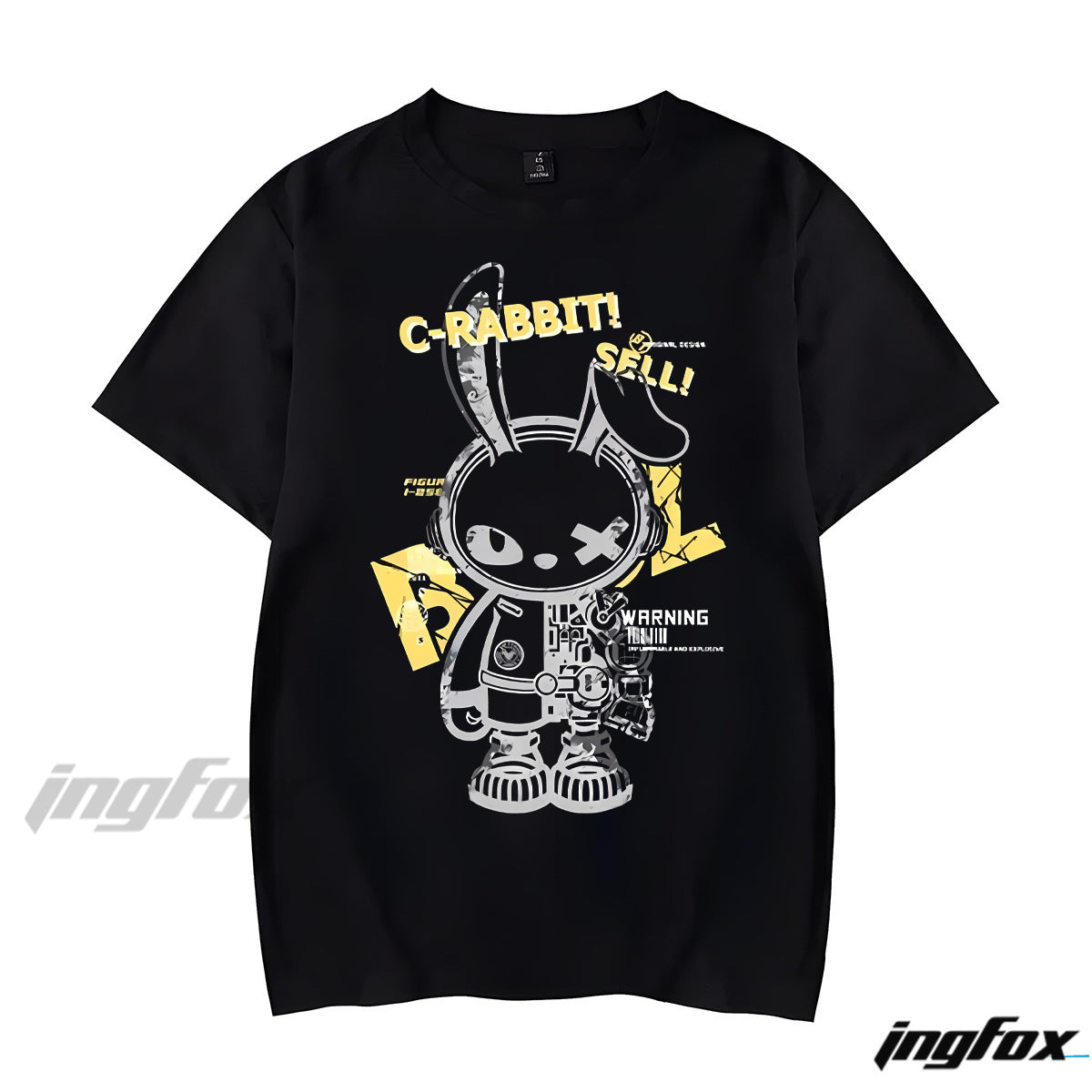Skull - Motif Punk - Aesthetic Oversized T - Shirt