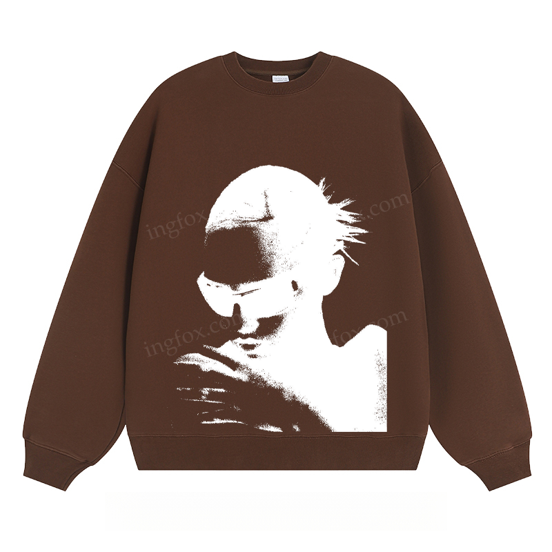 Stylish Portrait - Classic Unisex Fit Crewneck Sweatshirt