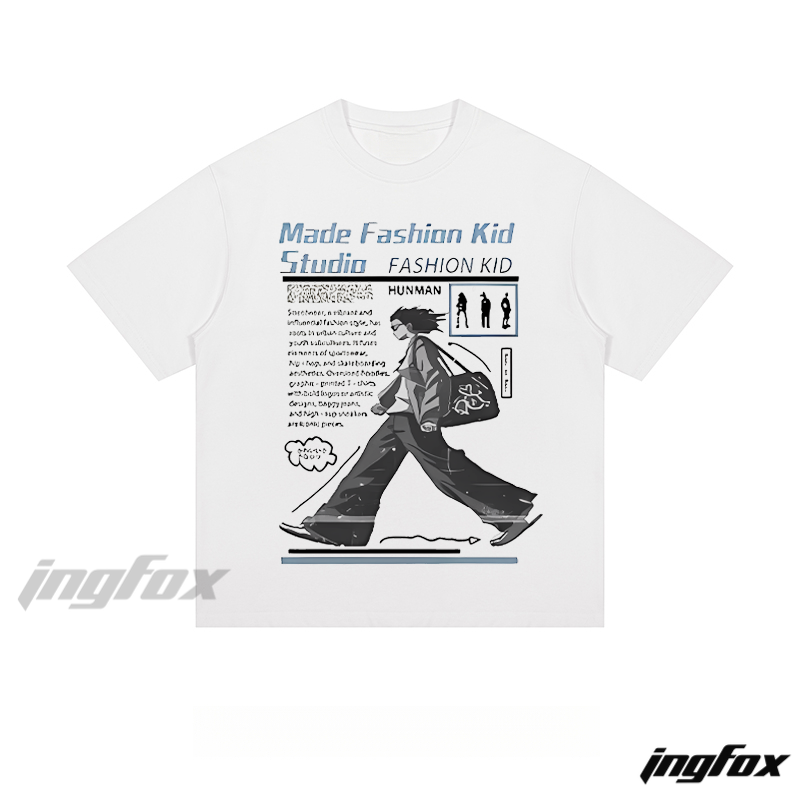 Streetwear Fashion Kid - Loose Fit Short Sleeve T - Shirt