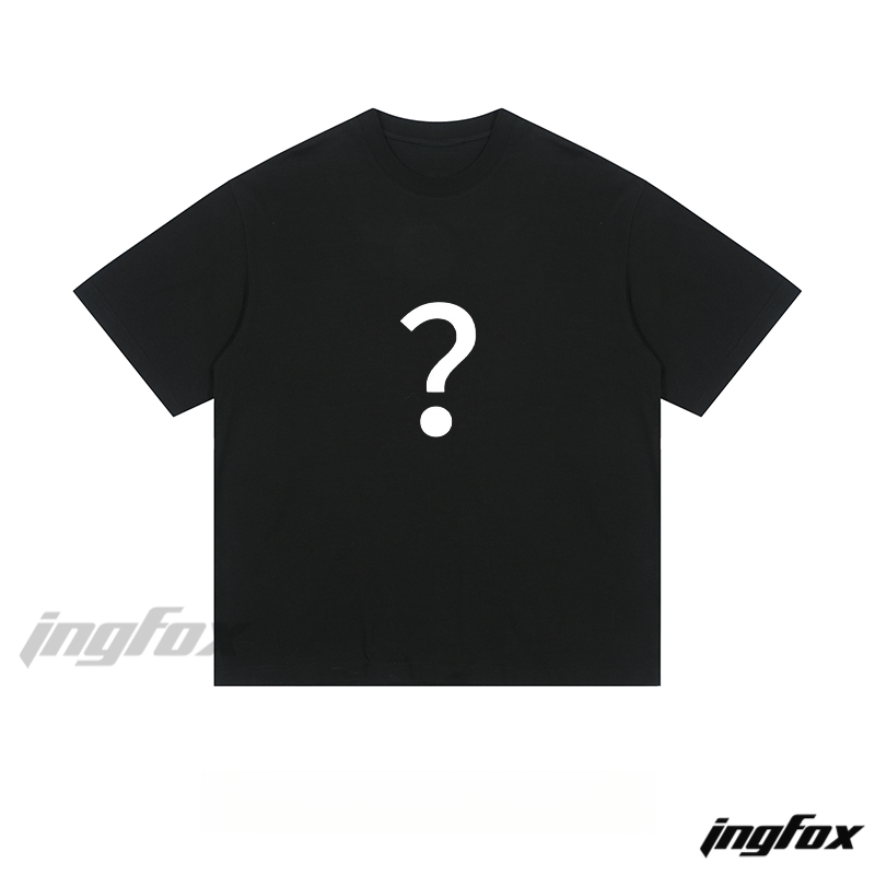 Mystery Mark - Loose Fit Short Sleeve T - Shirt