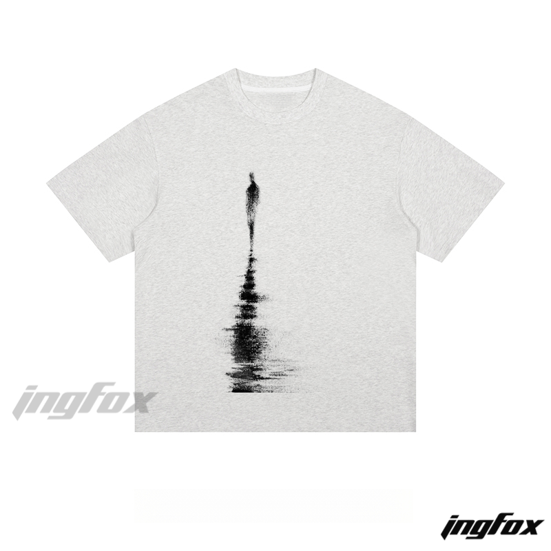 Shadow Reflection Figure - Loose Fit Short Sleeve T-Shirt