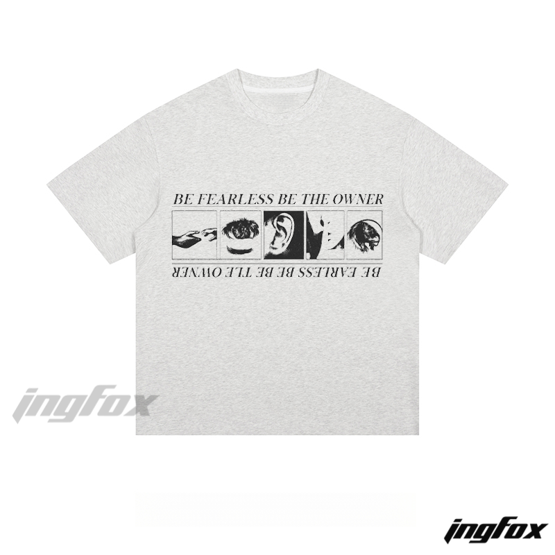 Fearless Owner Graphic - Loose Fit Short Sleeve T - Shirt