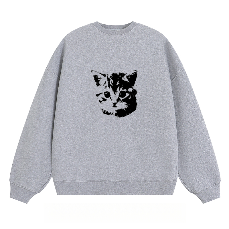 Kitten Graphic - Classic Unisex Fit Crewneck Sweatshirt