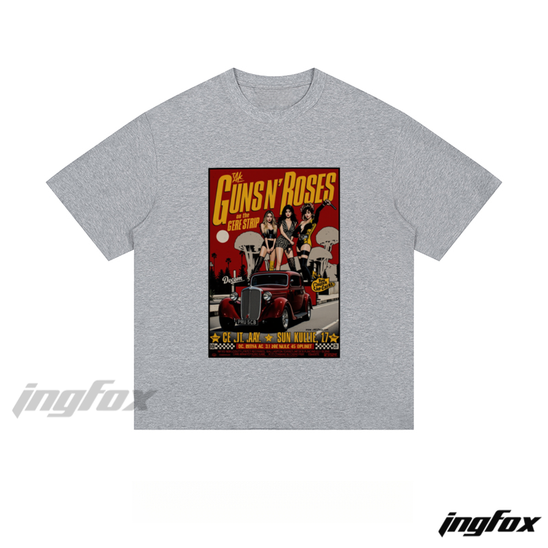 Guns N' Roses Retro Poster - Loose Fit Short Sleeve T-Shirt