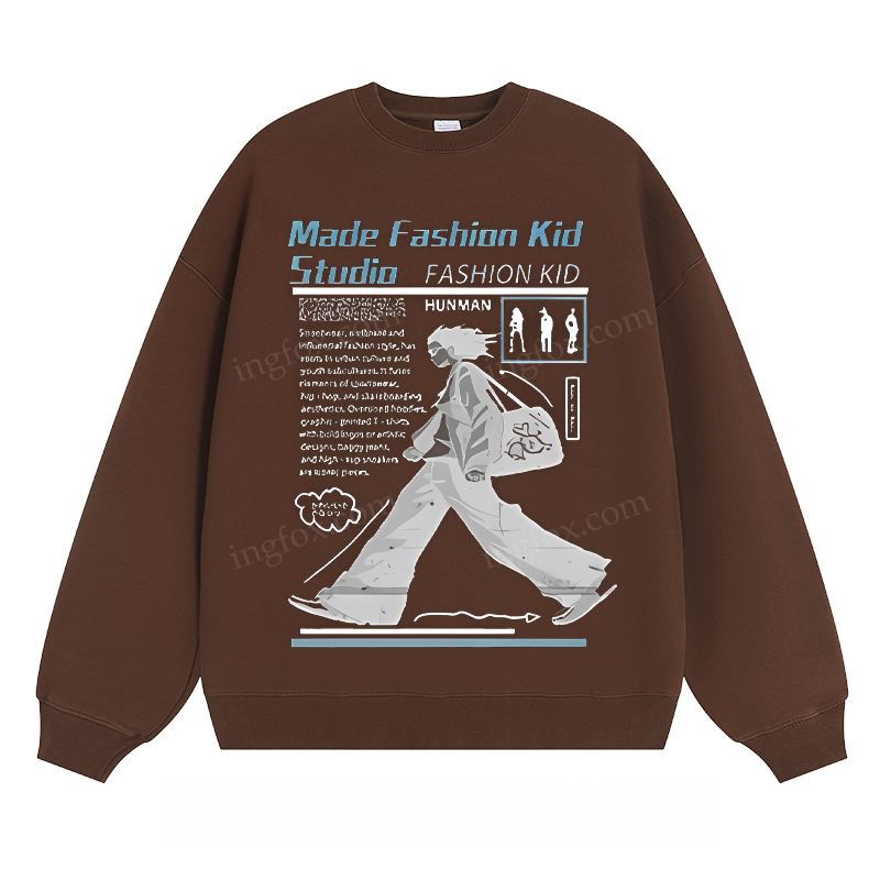 Made Fashion Kid - Classic Unisex Fit Crewneck Sweatshirt