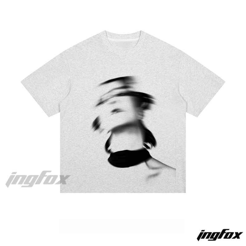 Blurred Portrait - Loose Fit Short Sleeve T-Shirt