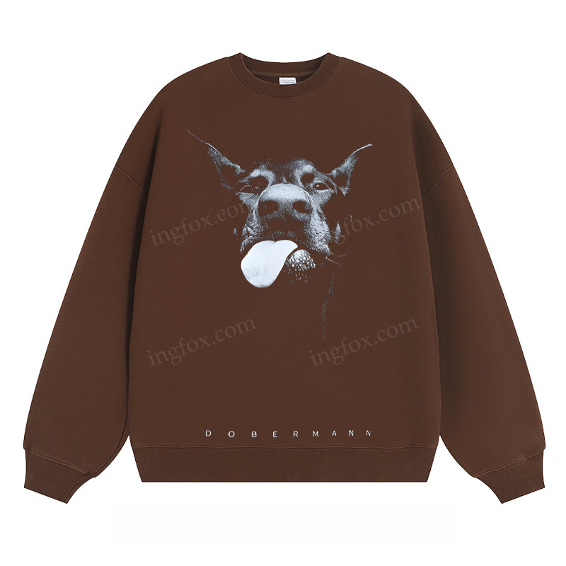 Dobermann Graphic - Classic Unisex Fit Crewneck Sweatshirt