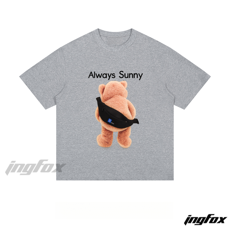 Always Sunny Bear - Loose Fit Short Sleeve T - Shirt