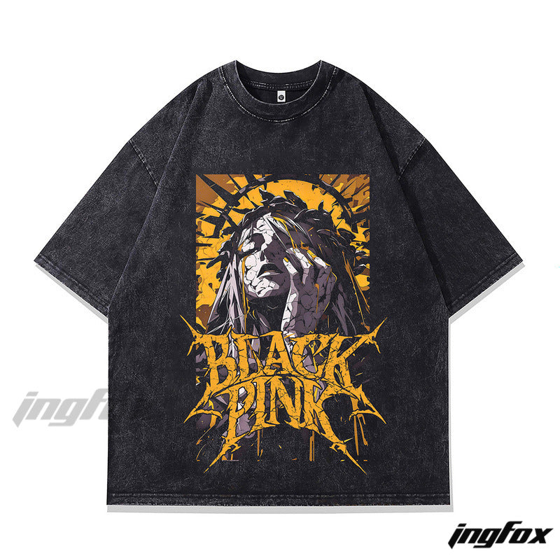 Skull - Themed Gothic - Punk Oversized T - Shirt