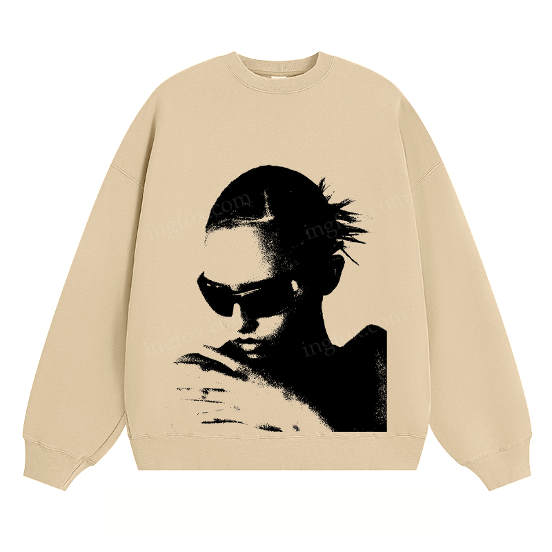 Stylish Portrait - Classic Unisex Fit Crewneck Sweatshirt