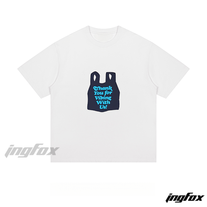 "Thank You for Vibing With Us!" Bag - Loose Fit Short Sleeve T-Shirt